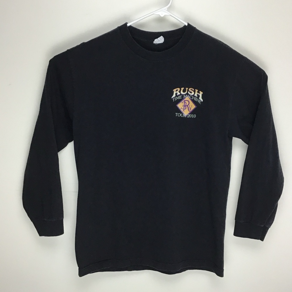 Rush 2010 Time Machine Tour long sleeve tee shirt medium